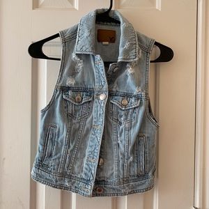 American Eagle Denim Vest